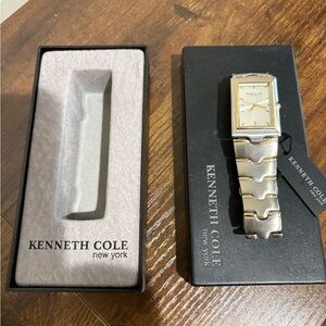 Kenneth Cole Silver Watch for Men
